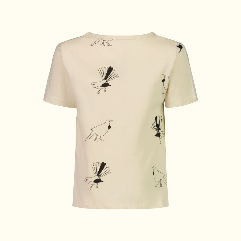 Organic Cotton Tui and Fantail Tee Shirt back