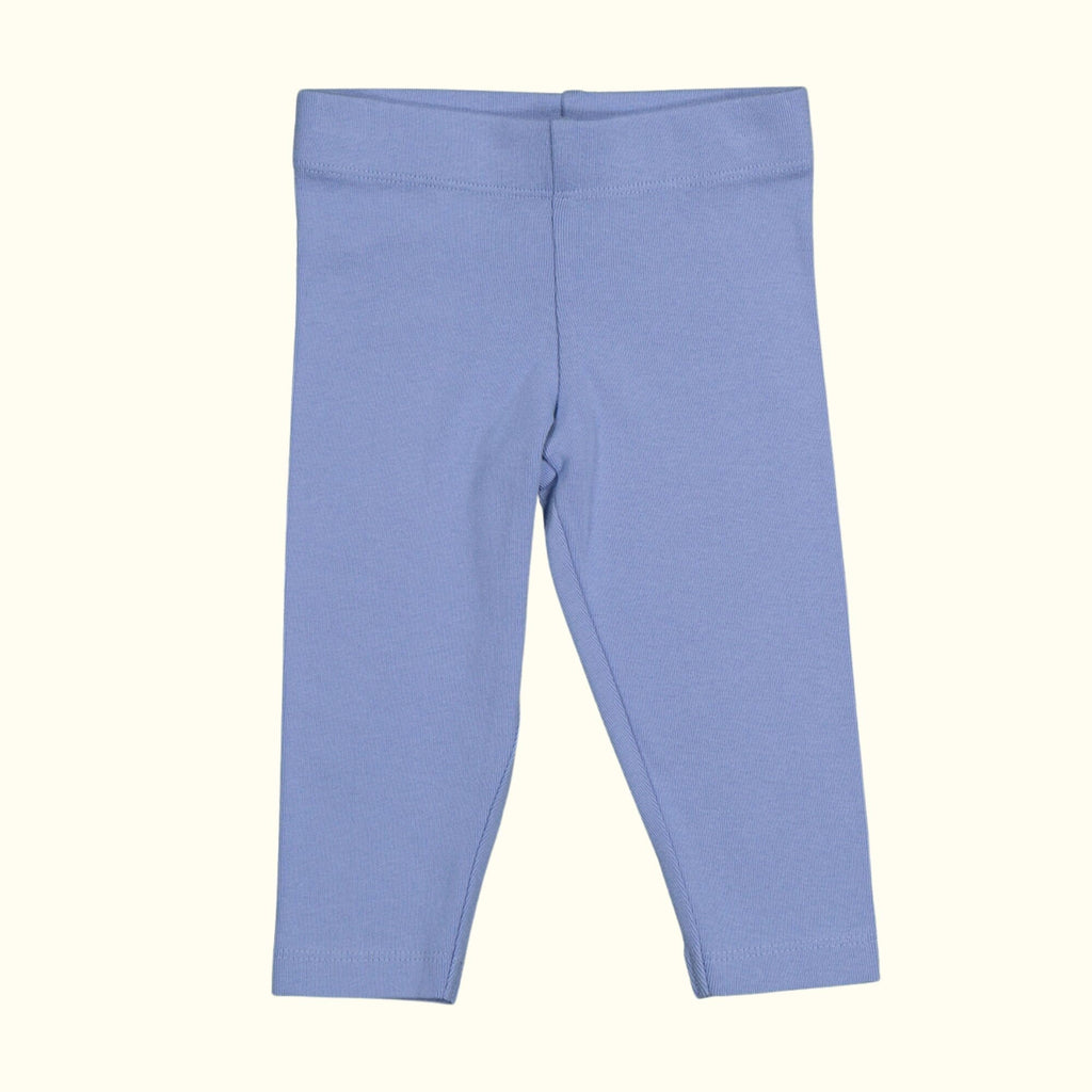 Organic cotton leggings blue front