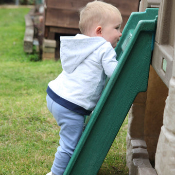 Organic cotton leggings blue