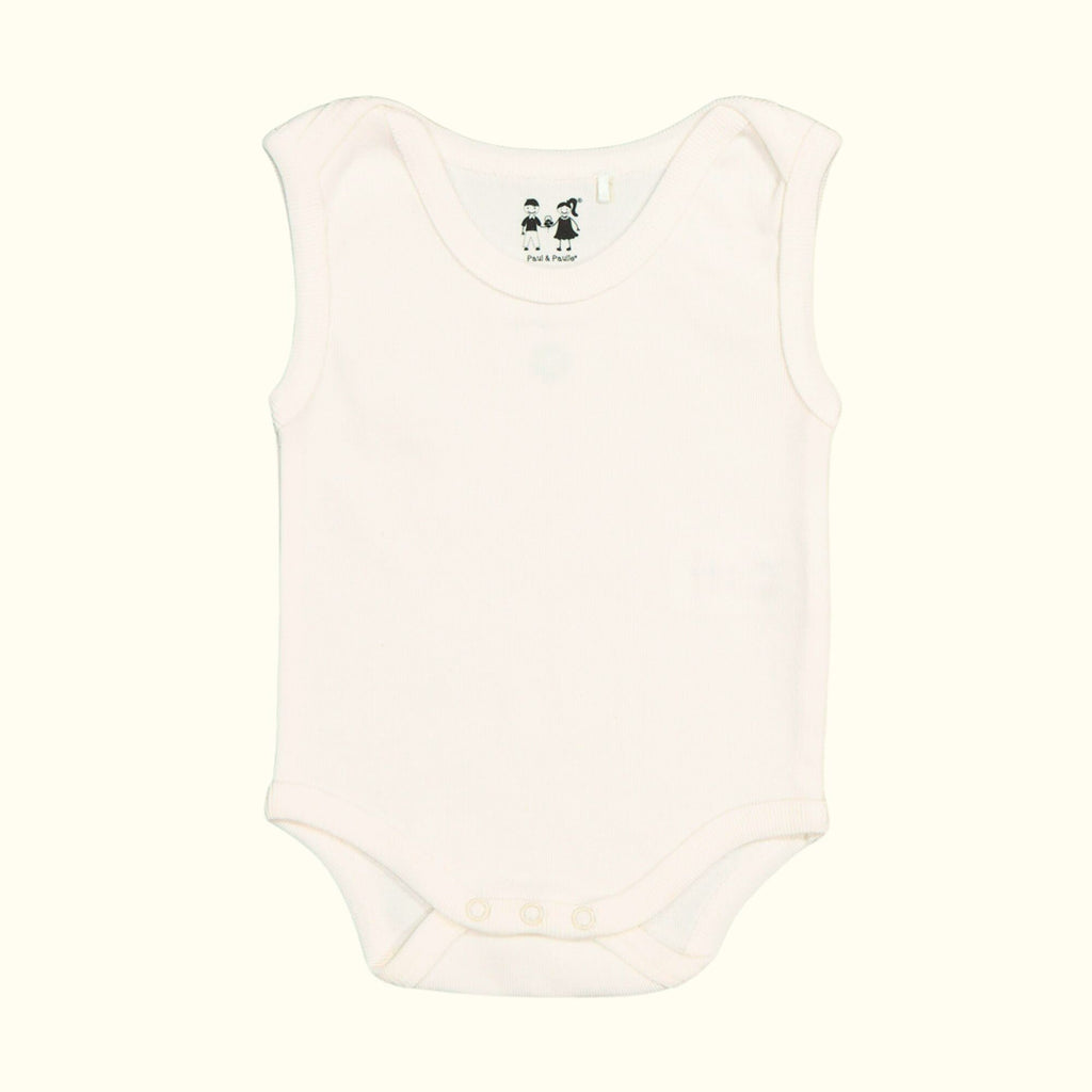 Natural organic cotton bodysuit front