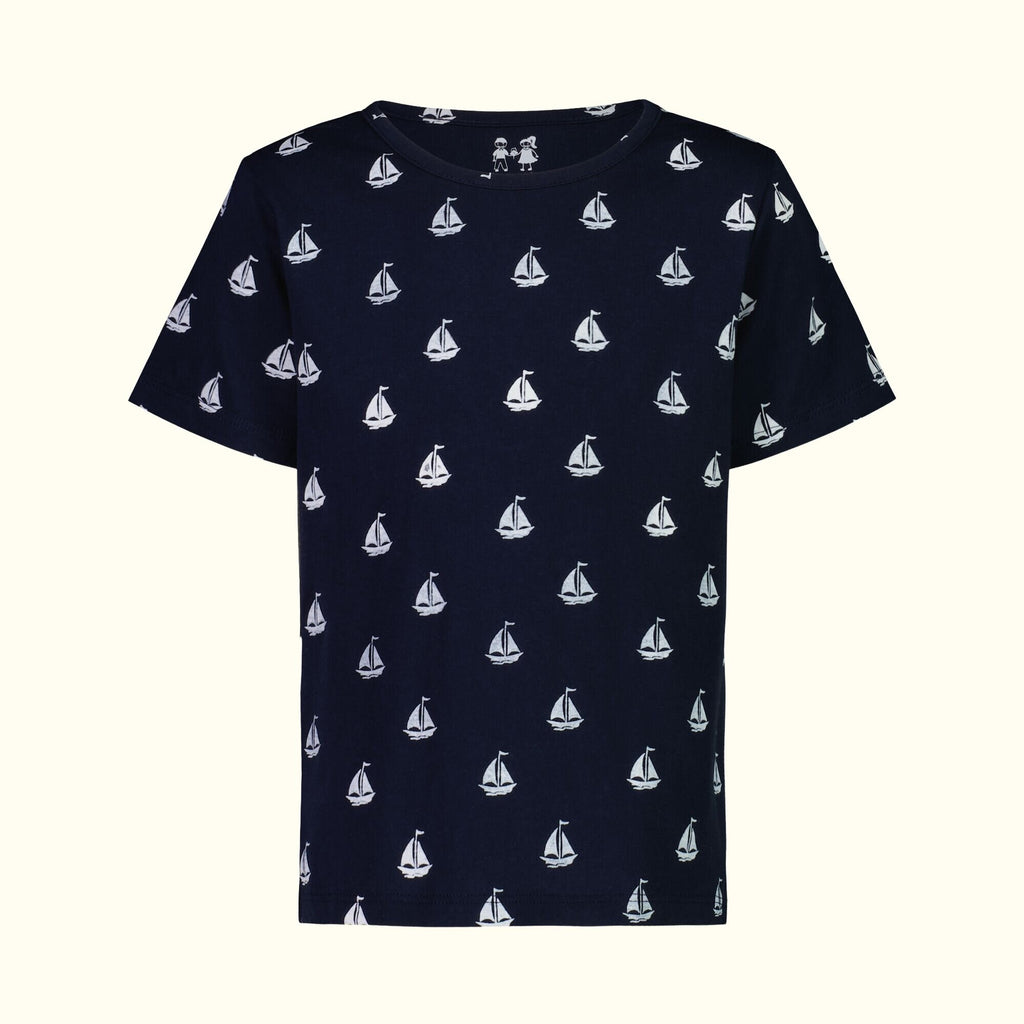 Organic Cotton Nautical Tee Shirt Front
